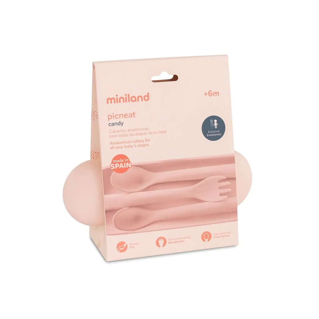 Set de 3 couverts Avec boite Miniland