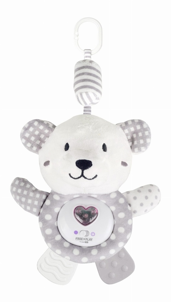 Ours en peluche avec anneau de dentition Free on