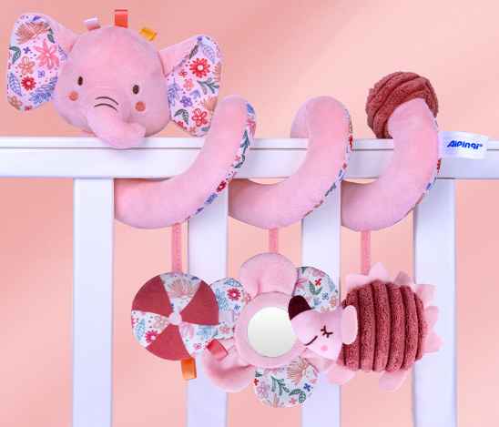 Spirale apaisante d'intelligence pour nouveau-né  fille