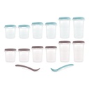 SET de 12 Boites de conservation repas TERRA miniland