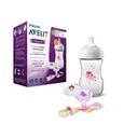 Pack 1 Biberon 260 ml Natural + 2 Sucette 0-6/6-18 mois + attache sucette Licorne Avent